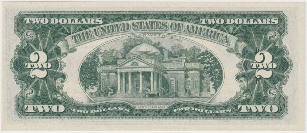 United States 1963 2 Dollars Pick#382b Uncirculated product image