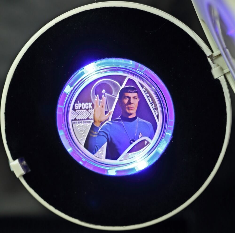 Tuvalu 2015 Silver One Dollar Star Trek - Spock product image
