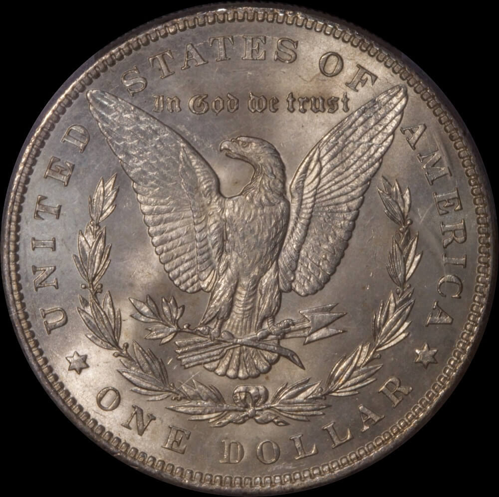 USA 1897 Silver Morgan Dollar PCGS MS62 product image