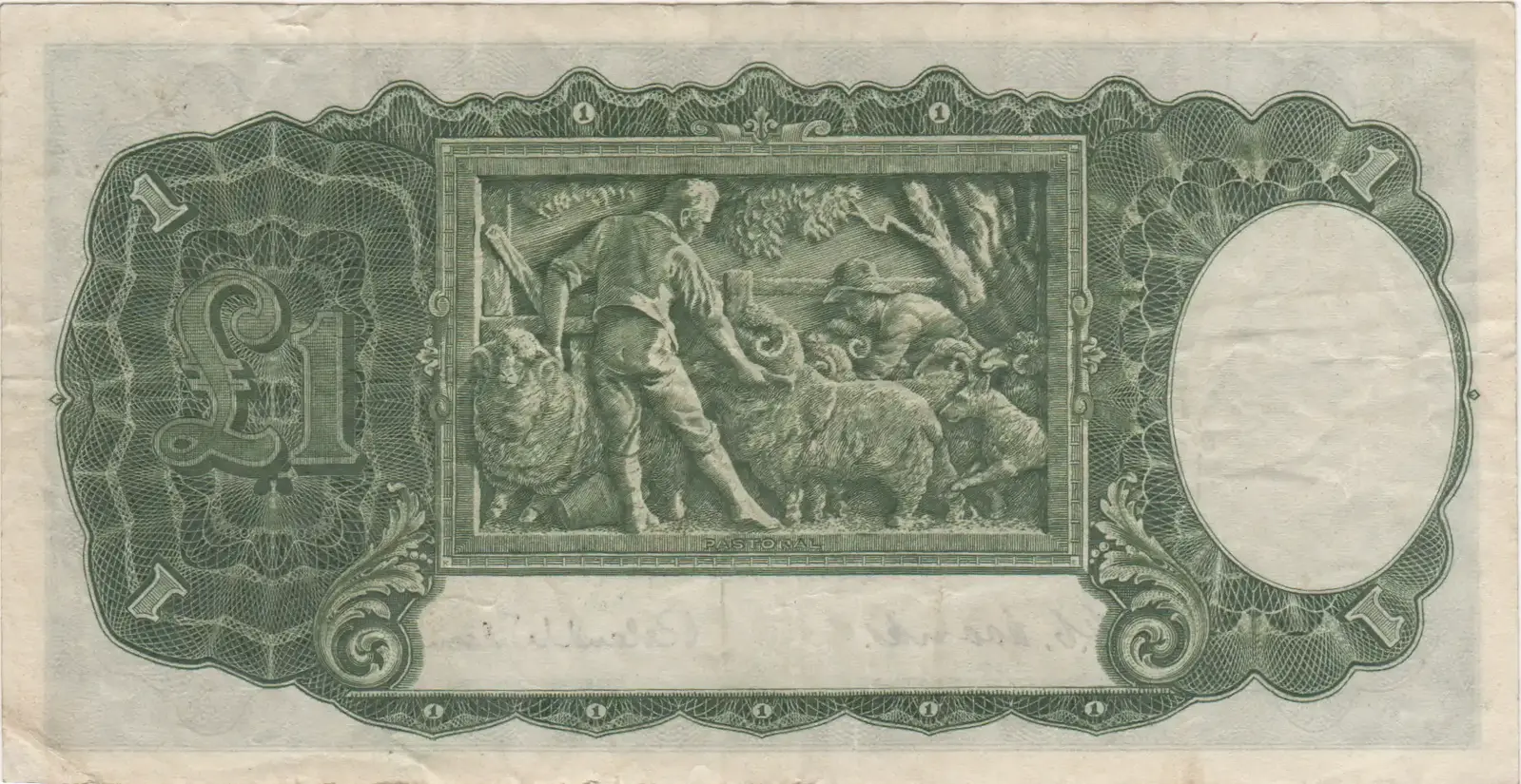 1952 One Pound Coombs/Wilson R32s Very Fine product image