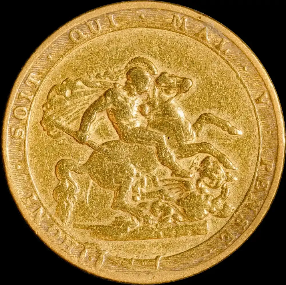 1820 Gold Sovereign George III S#3785C about Fine product image