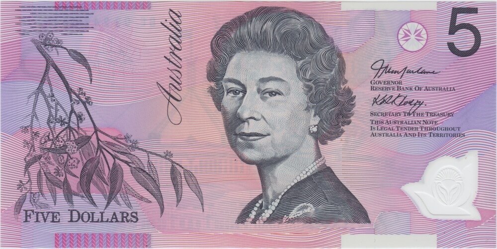 2003 $5 Note MacFarlane/Henry R220b Uncirculated