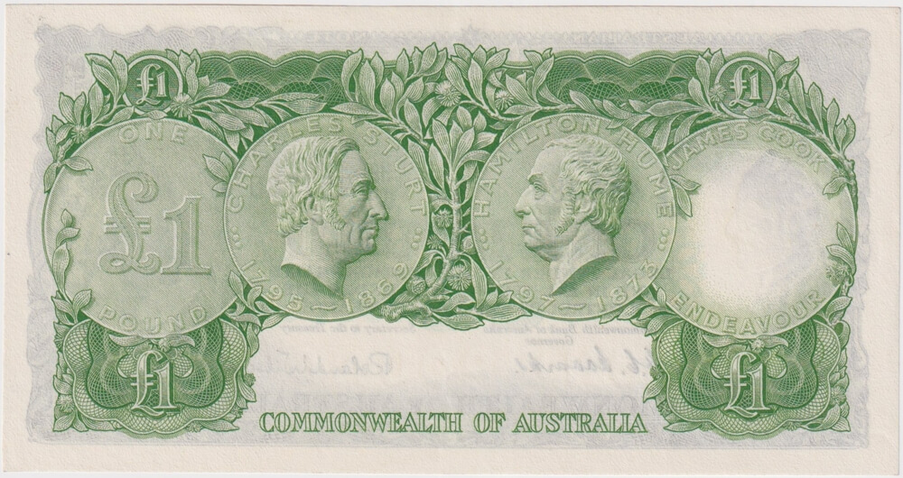 1953 One Pound Coombs/Wilson R33 about Unc product image