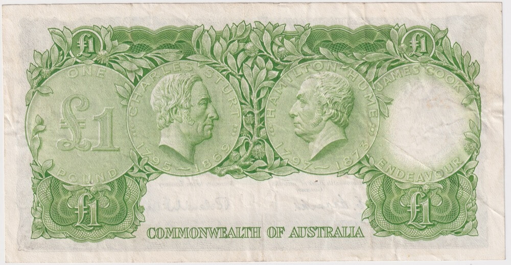 1953 One Pound Coombs/Wilson R33 Extremely Fine