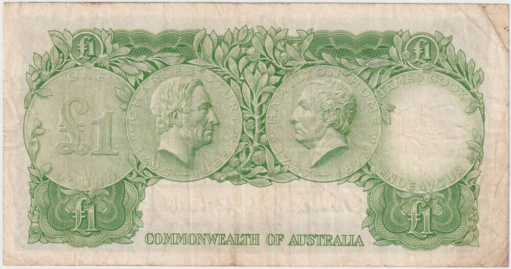 1953 One Pound Coombs/Wilson R33 Fine