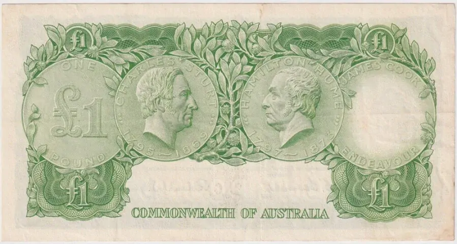 1953 One Pound Coombs/Wilson R33 good VF product image