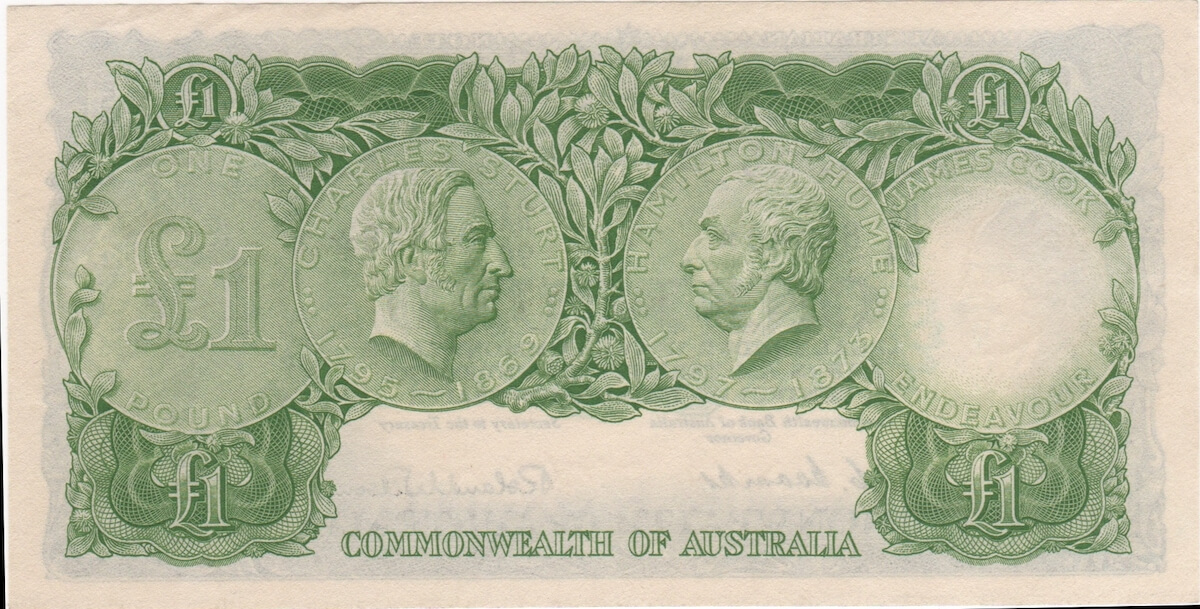 1953 One Pound Star Note Coombs/Wilson R33S good VF product image