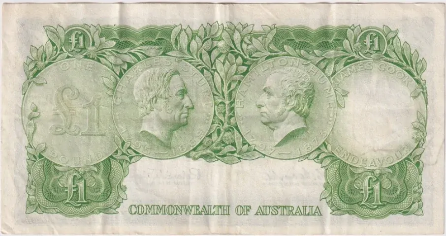 1961 One Pound Coombs/Wilson R34A good VF