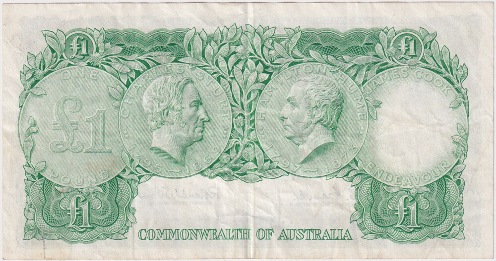 1961 One Pound Star Note Coombs/Wilson R34aS Very Fine (1cm tear)  product image