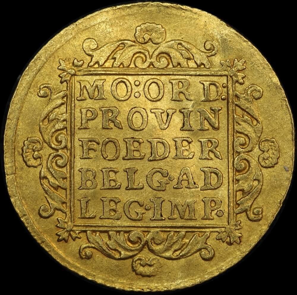 Netherlands (Holland) Gold Ducat 1780 KM# 12 Extremely Fine