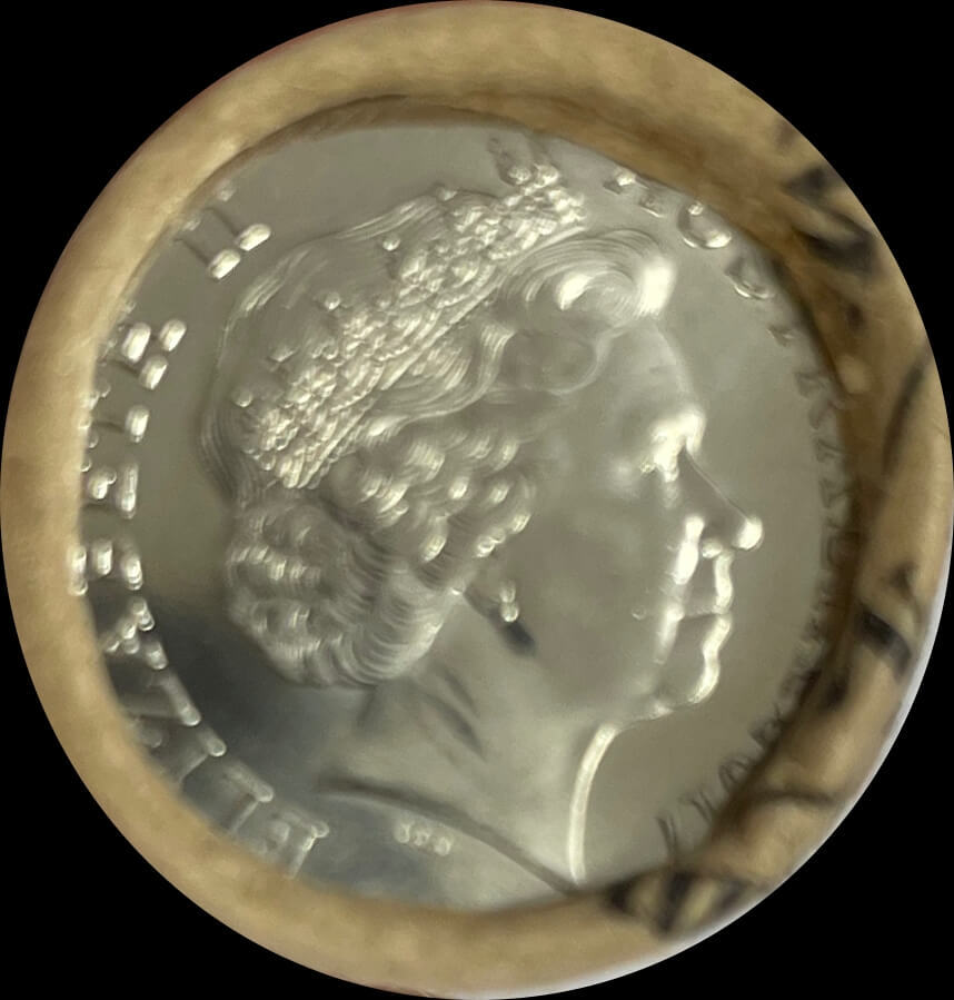 2017 5 Cent Coin RAM Roll 