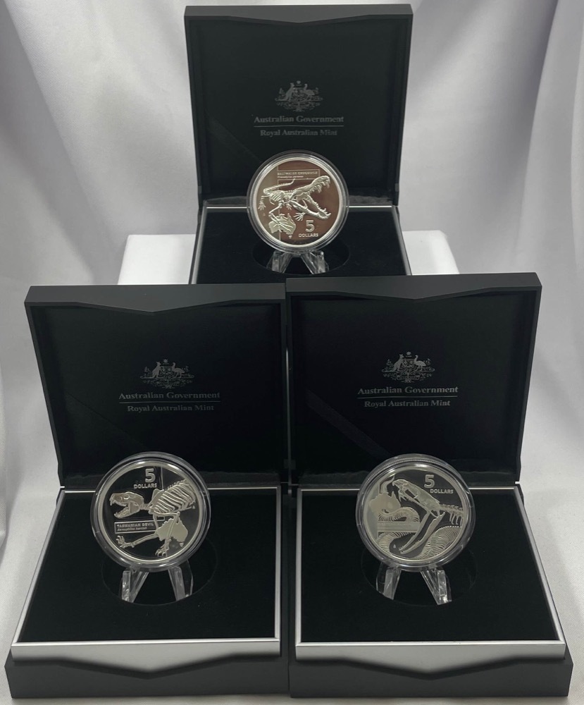 2020 Fine Silver 5 Dollar Set of 3 Proof Coins Inside Australia's Most Dangerous product image
