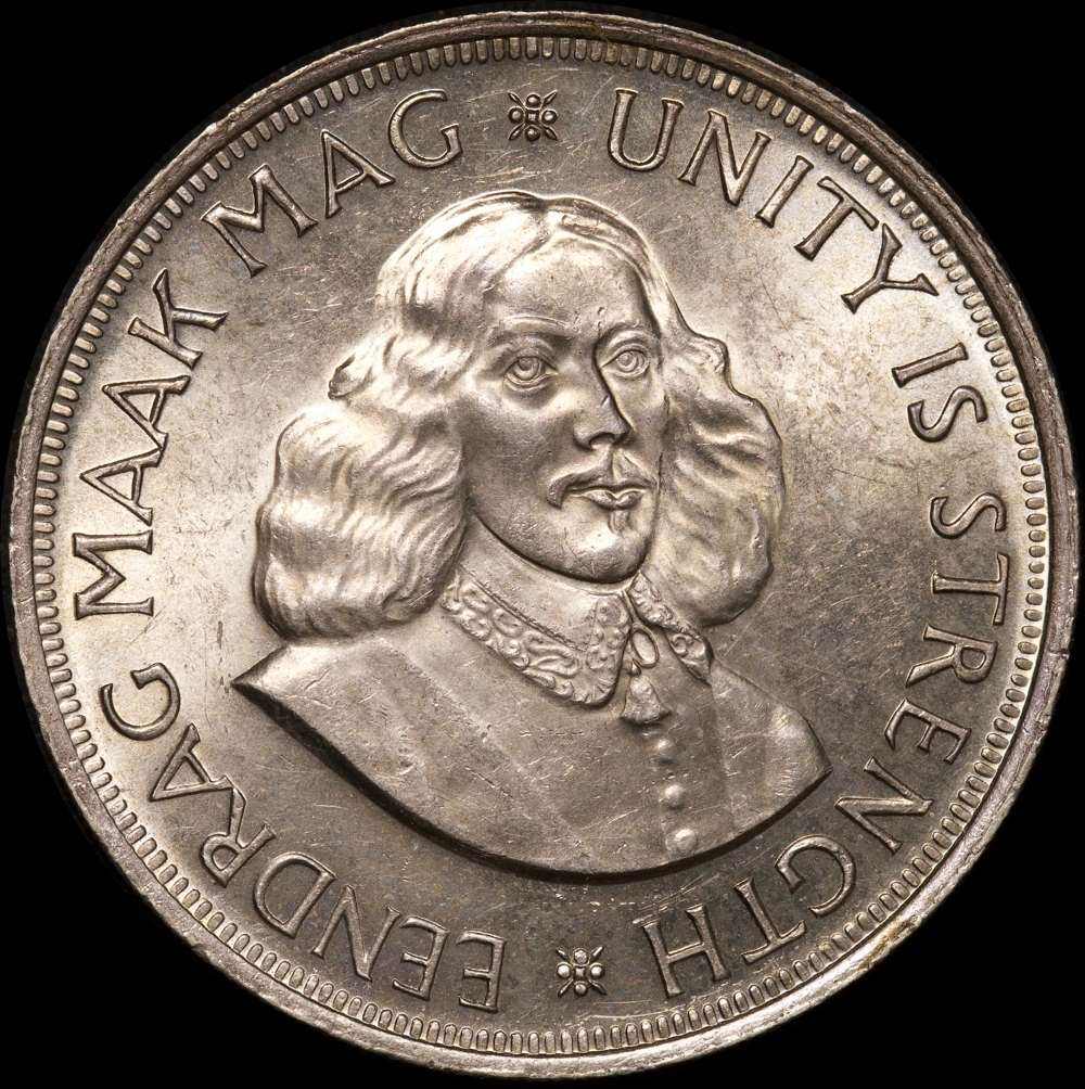 South Africa 1962 Silver 50 Cents KM#62 Uncirculated product image