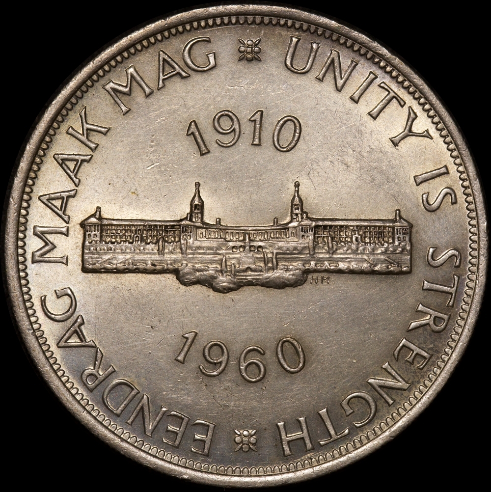 South Africa 1960 Silver 5 Shillings KM#55 Uncirculated product image