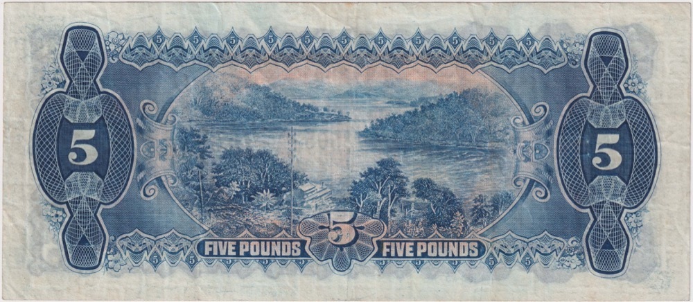 1928 Five Pound Riddle/Heathershaw R42 Extremely Fine