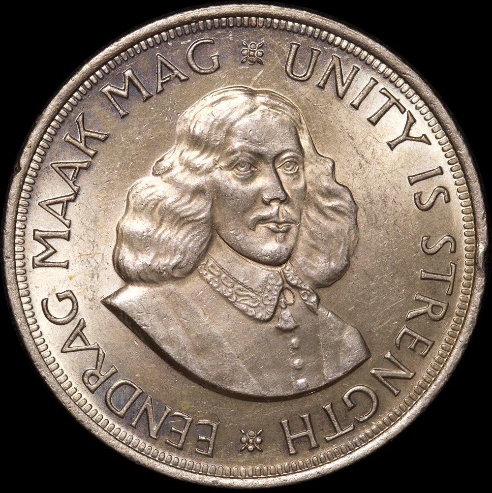 South Africa 1963 Silver 50 Cents KM#62 Uncirculated product image