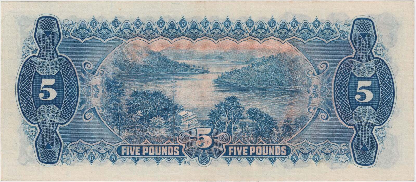 1932 Five Pound Riddle/Sheehan R43 about EF