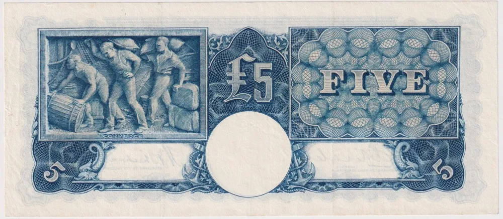 1933 Five Pound Riddle/Sheehan R44a good VF