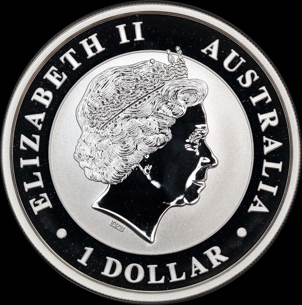 2017 Silver 1 oz Coin Kookaburra Rooster Privy product image