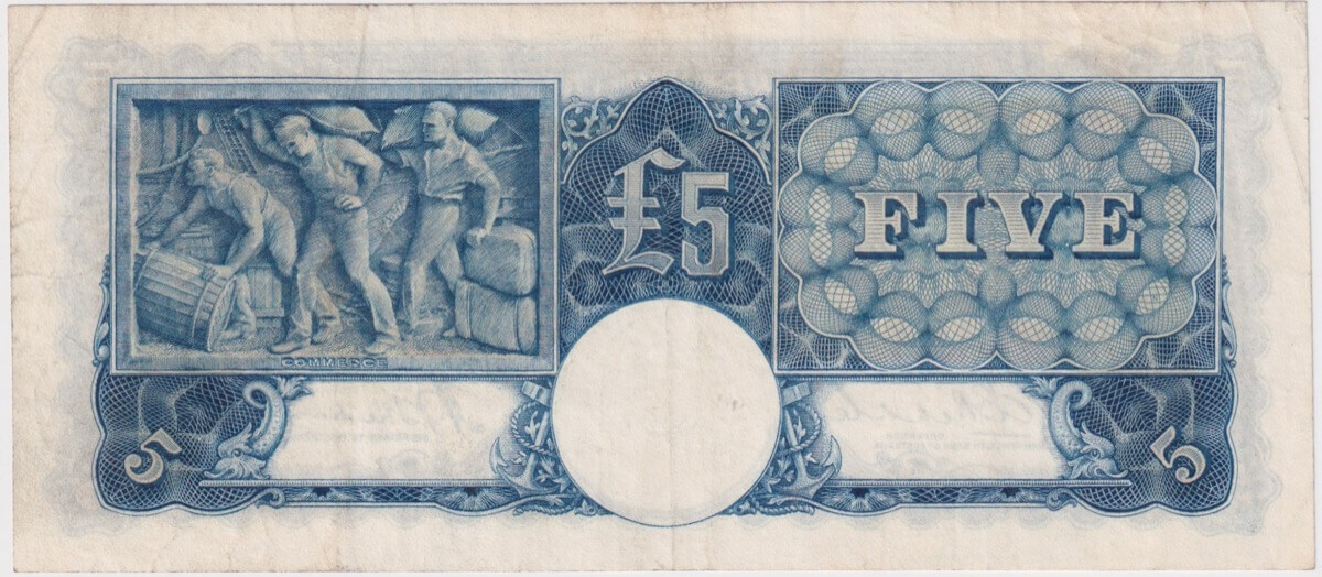 1933 Five Pound Riddle/Sheehan R44B good VF