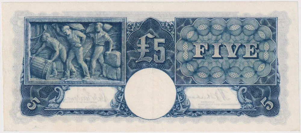 1939 Five Pound Sheehan/McFarlane R45 Extremely Fine