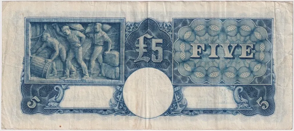 1939 Five Pound Sheehan/McFarlane R45 Fine