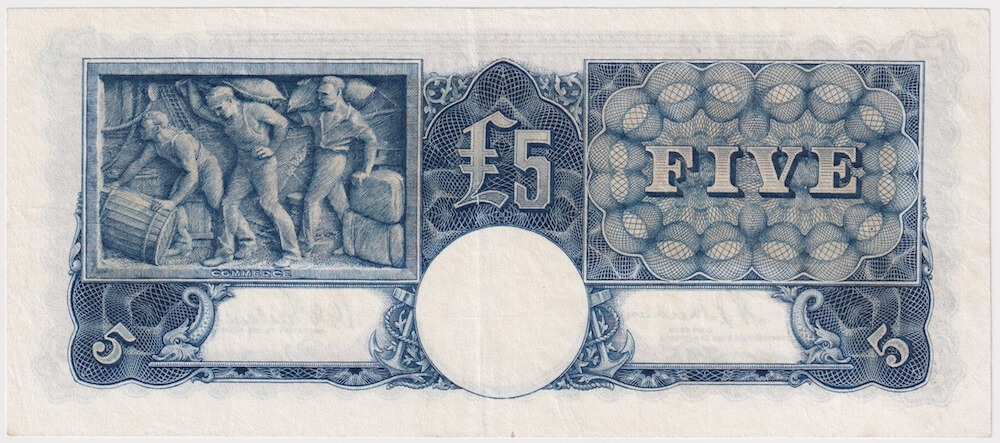 1939 Five Pound Sheehan/McFarlane R45 Very Fine