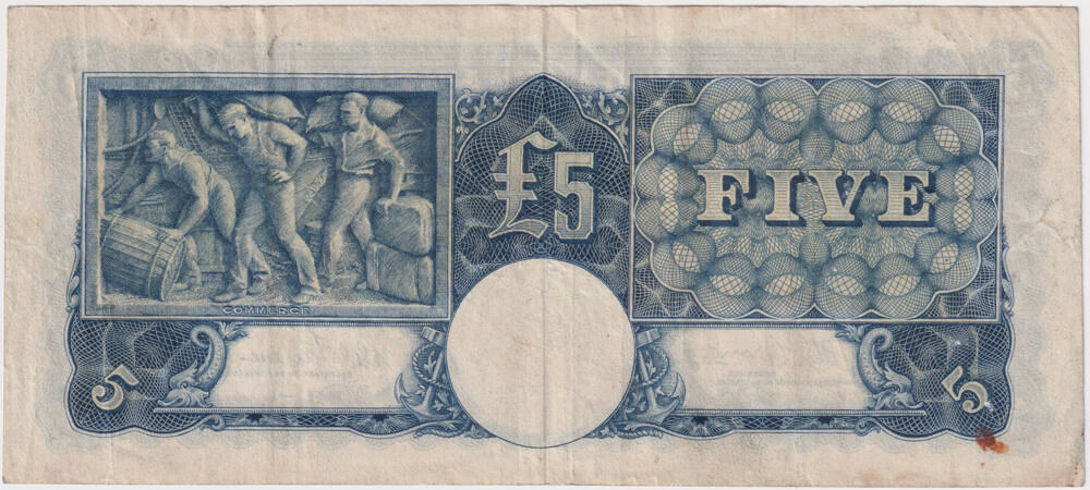 1942 Five Pound Armitage/McFarlane R46 about VF