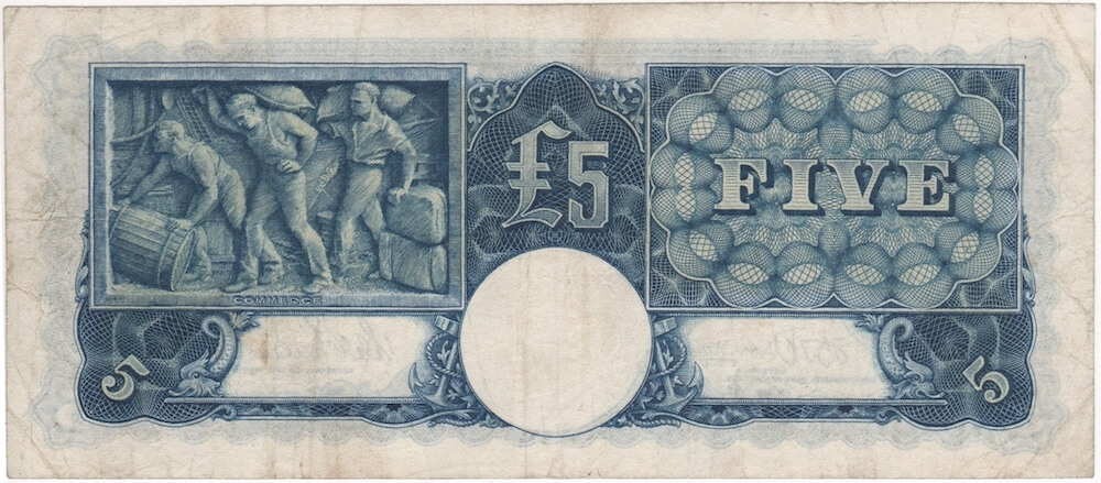 1942 Five Pound Armitage/McFarlane R46 Fine