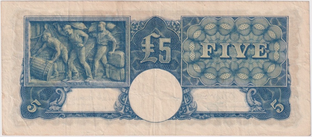 1942 Five Pound Armitage/McFarlane R46 good Fine