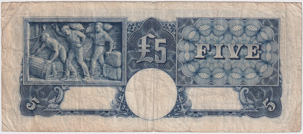 1949 Five Pound Coombs/Watt R47 Fine