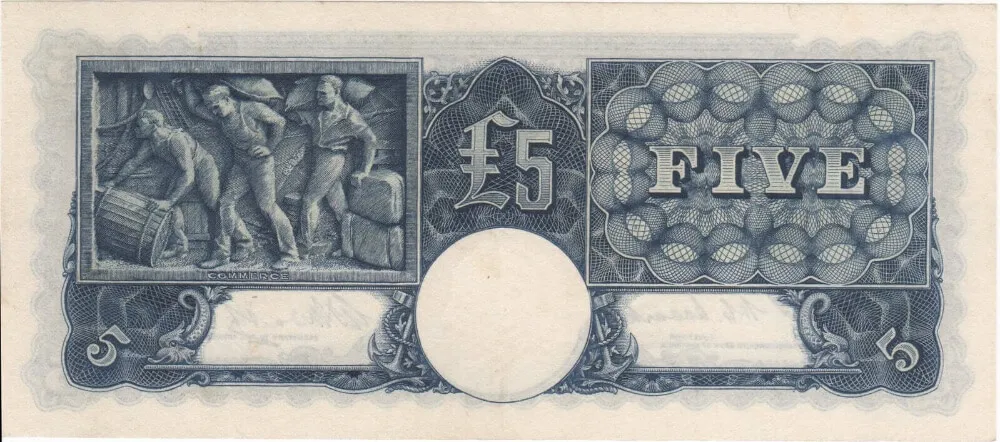 1949 Five Pound Coombs/Watt R47 good EF