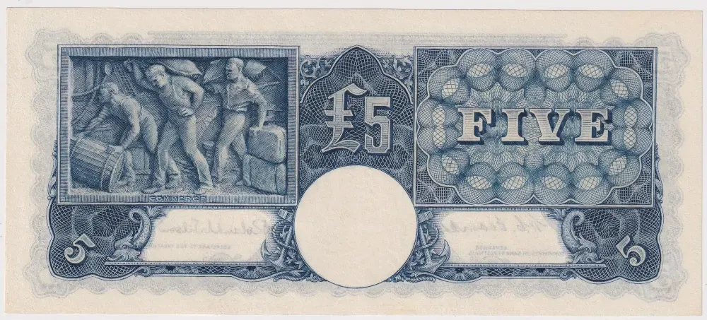 1952 Five Pound Coombs/Wilson R48 Uncirculated