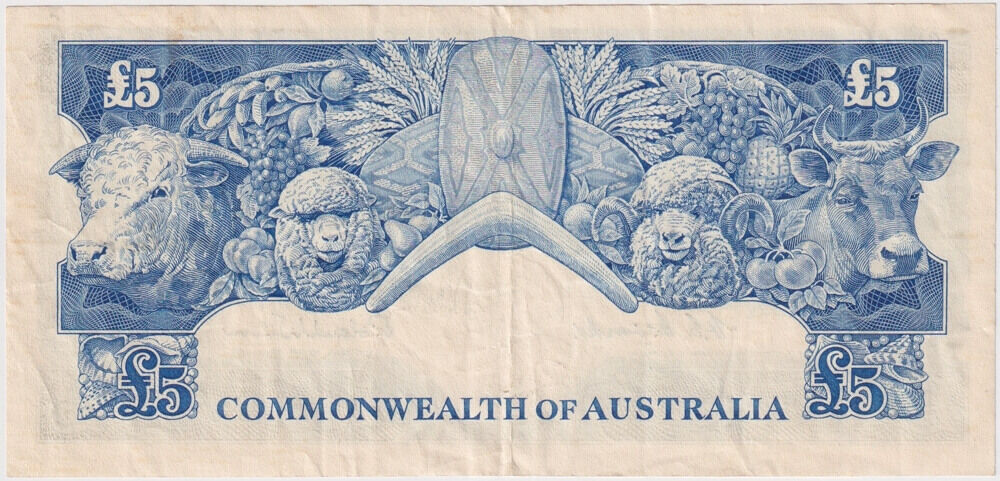 1954 Five Pound Coombs/Wilson R49 about EF