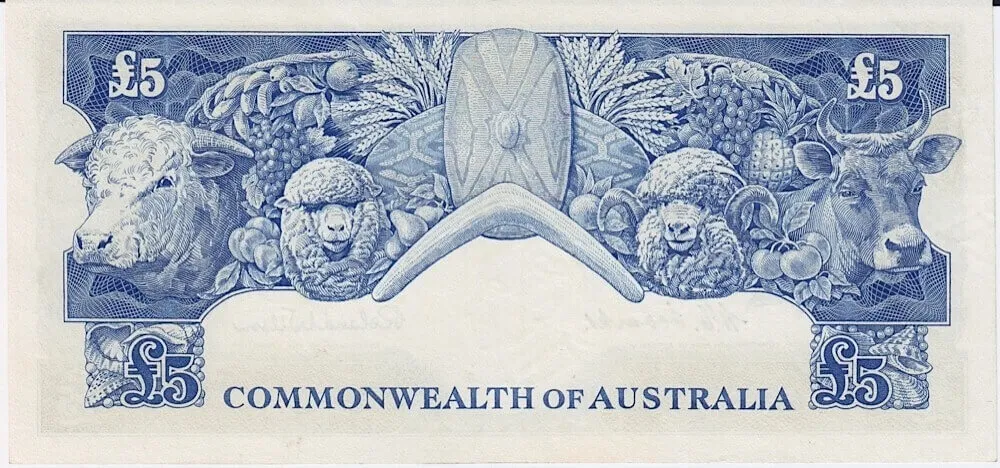 1954 Five Pound Coombs/Wilson R49 Extremely Fine