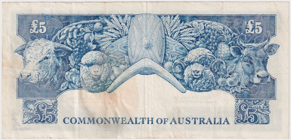 1960 Five Pound Coombs/Wilson R50 Fine