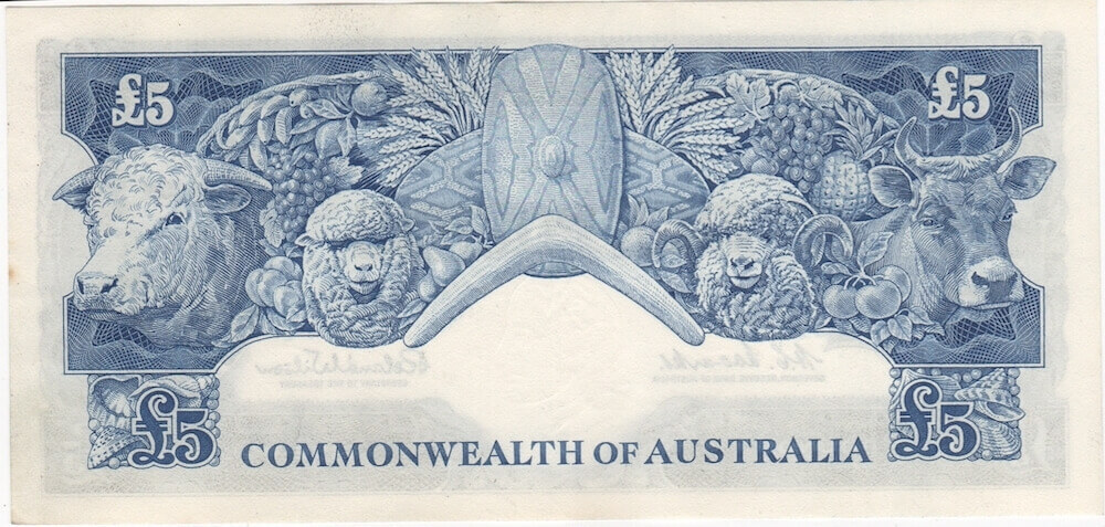 1960 Five Pound Coombs/Wilson R50 good EF