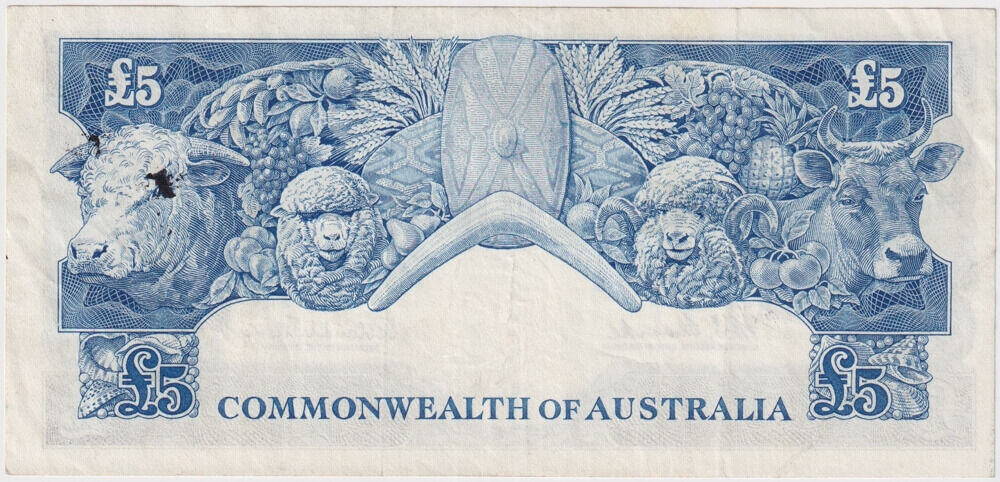 1960 Five Pound Coombs/Wilson R50 good VF