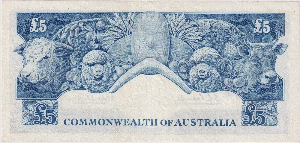 1960 Five Pound Coombs/Wilson R50 good VF