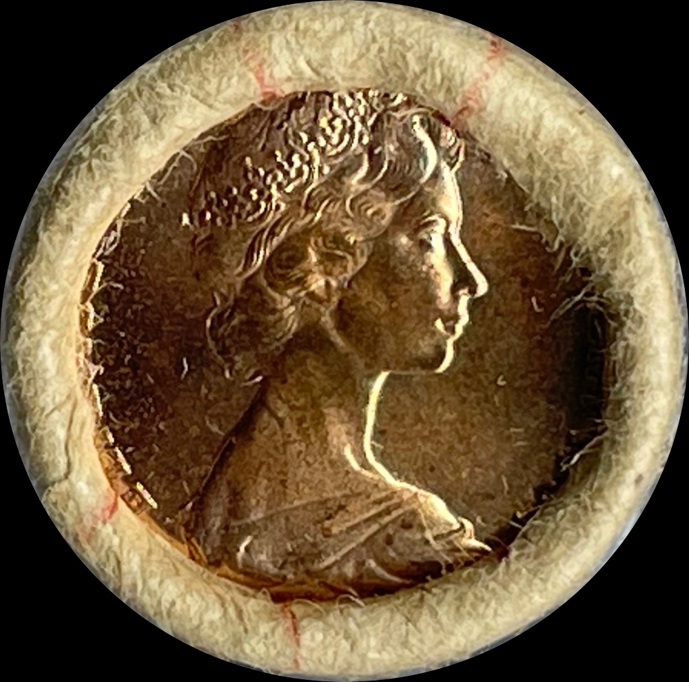 1984 One Cent RAM Mint Roll (Heads/Heads)