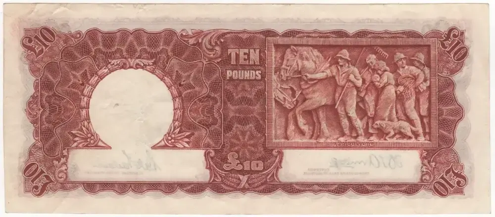 1943 Ten Pound Armitage/McFarlane R59 about EF