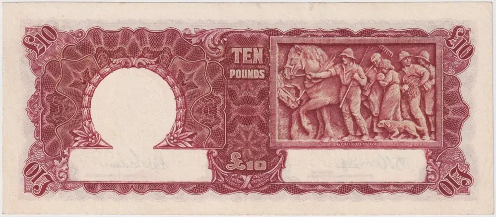 1943 Ten Pound Armitage/McFarlane R59 good EF