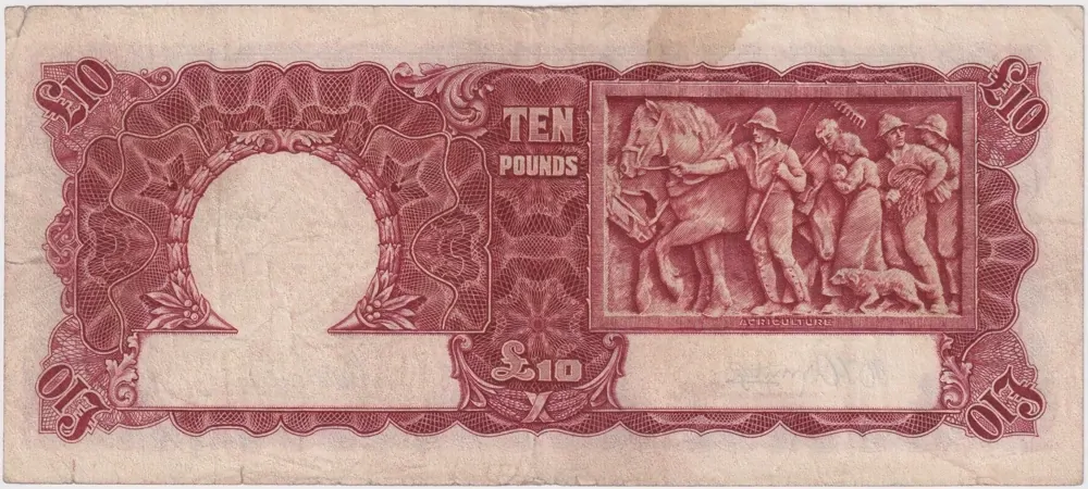 1943 Ten Pound Armitage/McFarlane R59 Very Good