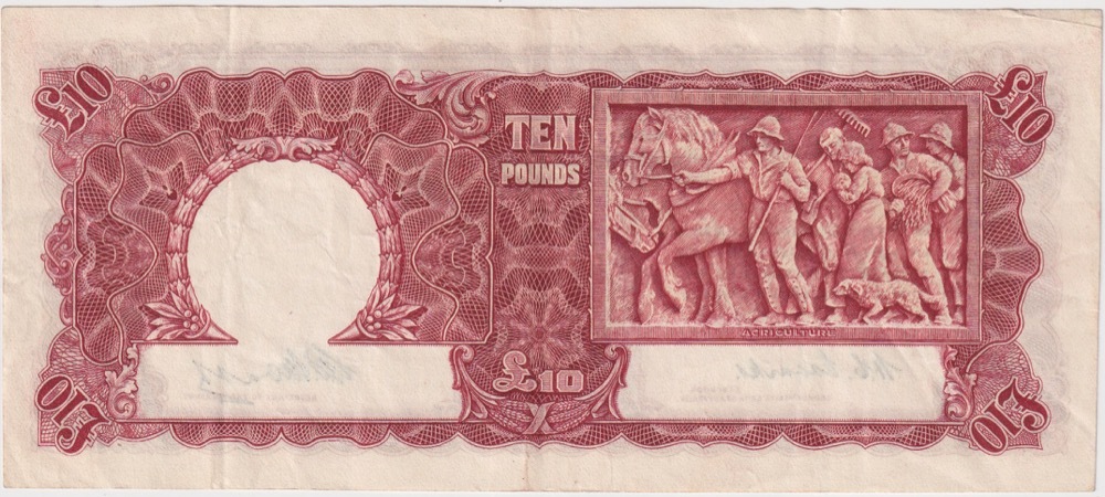1949 Ten Pound Coombs/Watt R60 about EF