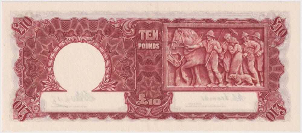 1949 Ten Pound Coombs/Watt R60 about Unc