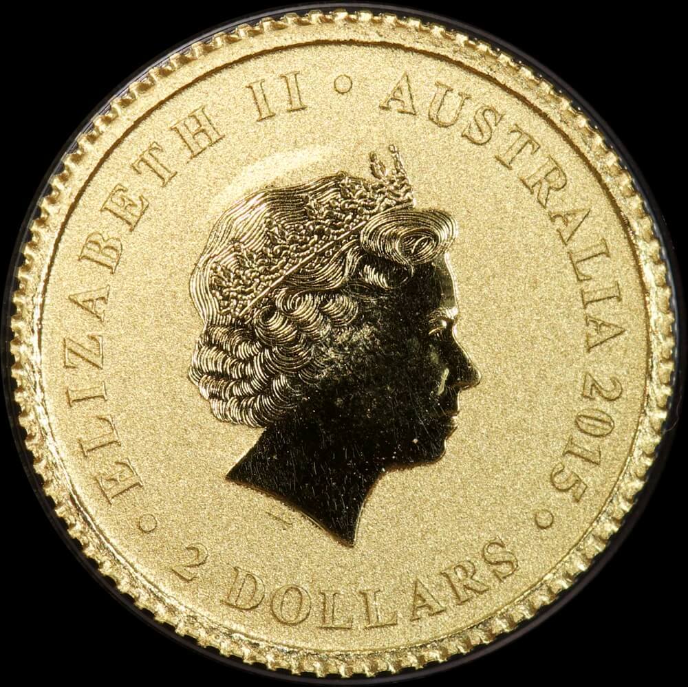 2015 Gold Half Gram Coin Mini Kangaroo product image