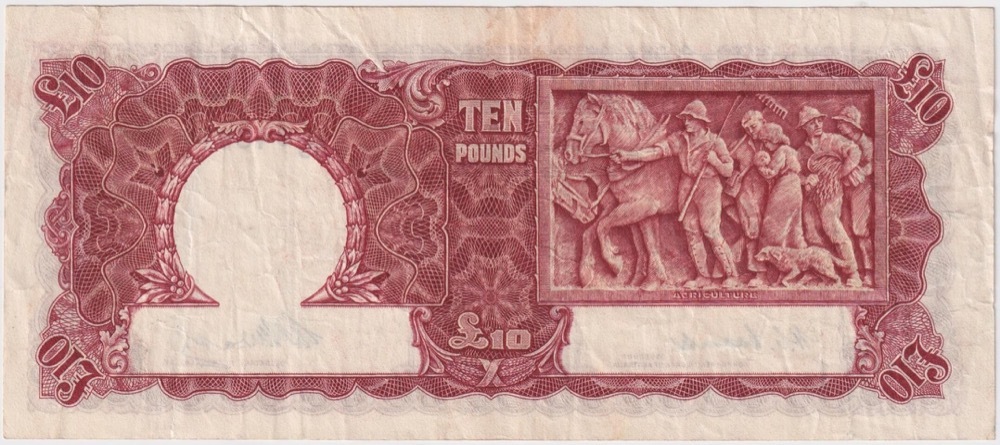 1949 Ten Pound Coombs/Watt R60 Very Fine