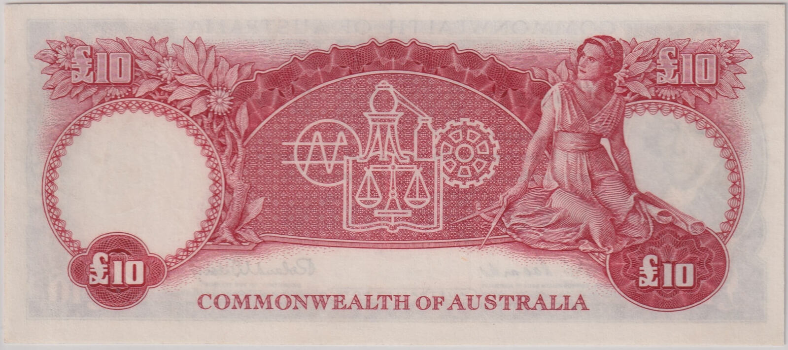 1954 Ten Pound Coombs/Wilson R62 PCGS EF40