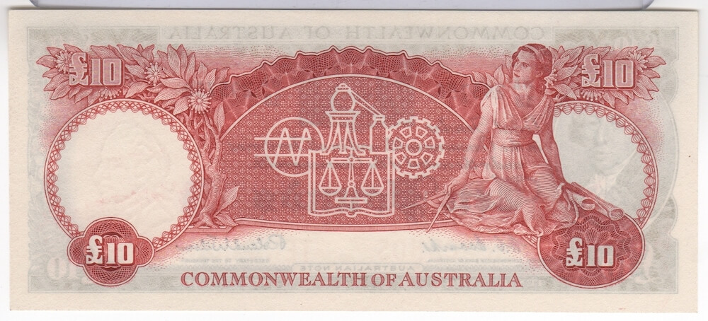 1954 Ten Pound Coombs/Wilson R62 Uncirculated