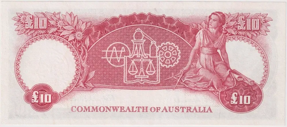 1954 Ten Pound Coombs/Wilson R62 Uncirculated